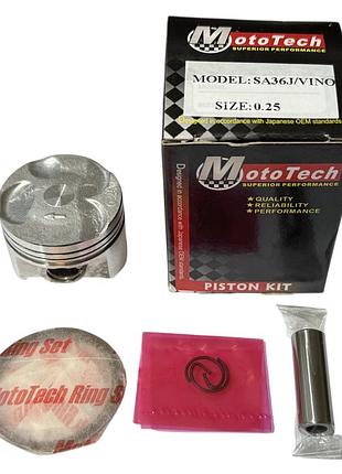 Поршень 0.25 yamaha sa36j / vino 49cc (tw) mototech