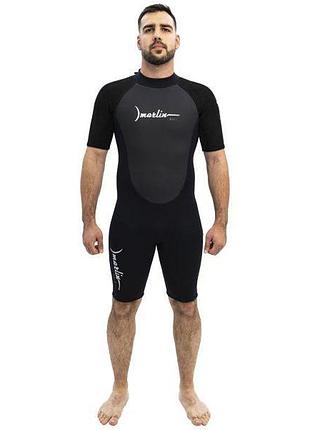 Гидрокостюм marlin bali shorty man 2 мм black s