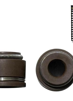 Сальники клапанов suzuki let's 4/palet/v-50 adrress injection (2 штуки) коричневые