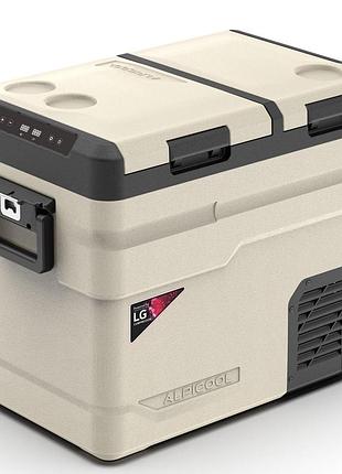 Компрессорный автохолодильник alpicool tgs45 (lg) (47 литров). двухкамерный. до -20℃, (12, 24, 220 вольт)