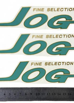 Наклейка jog fine selection зелений