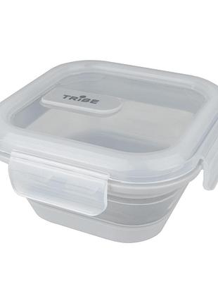 Контейнер tribe collapsible container 500 мл силиконовый t-ff-0027, grey