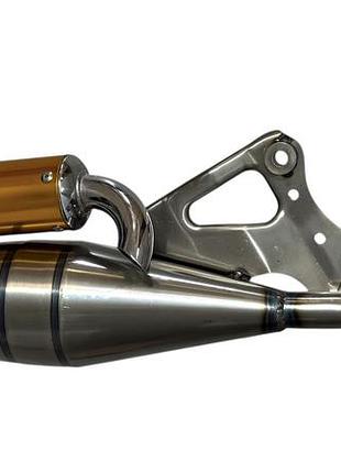 Глушитель honda dio af34/35 (тюнинг желтый)