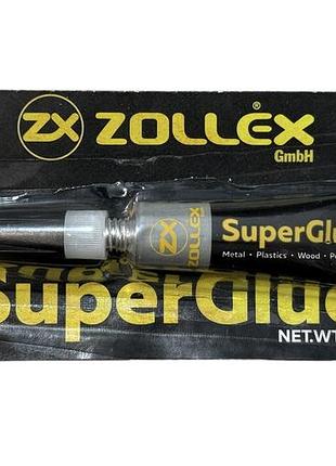 Клей zollex super glue секундний 3г