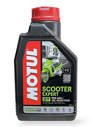 Моторна олива 2t motul scooter expert напівсинтетична