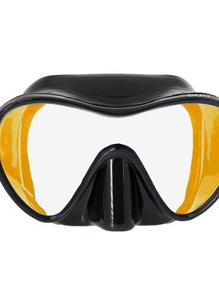 Маска marlin frameless duo со просветленным стеклом orange