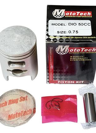 Поршень 0.75 honda dio 49cc (tw) mototech