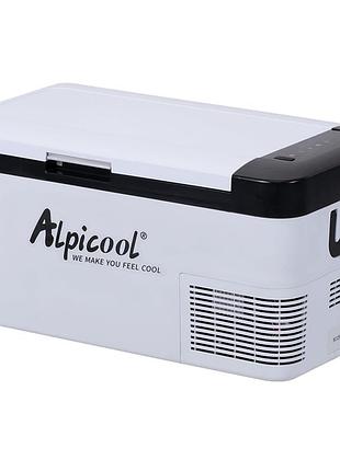Компрессорный автохолодильник alpicool k18 (20 литров). до -20℃. (12, 24, 220 вольт)