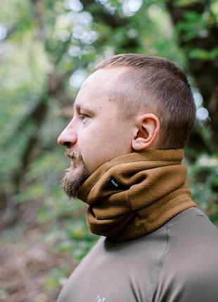 Повязка флисовая tribe neck warmer t-kf-0024-coyote, l-xl