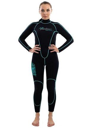 Гідрокостюм marlin malibu lady 2.5 мм aqua blue/black l