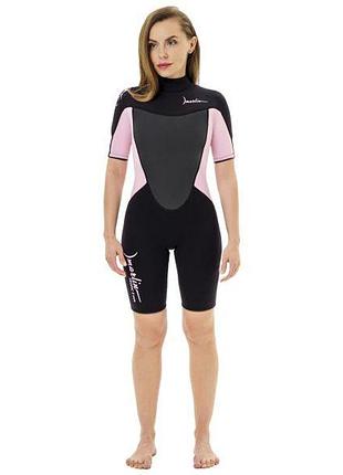 Гидрокостюм marlin tropic shorty lady 3 мм soft rose/black s