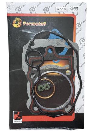 Прокладки циліндра комплект cg250 69.00mm "f6"