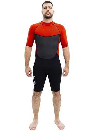 Гидрокостюм marlin tropic shorty man 3 мм red/black xxxl