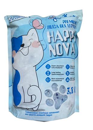Наполнитель силикагелевый happy nova 3.8l