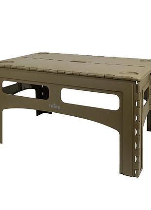 Стол tribe camp table low пластиковый t-ef-0003-olive