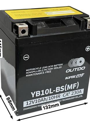 Акумулятор outdo yв10l-bs (mf)