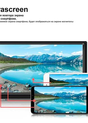 Сенсорна автомагнітола 2 din з bluetooth пультом управління та fm радіо / універсальна магнітола в авто