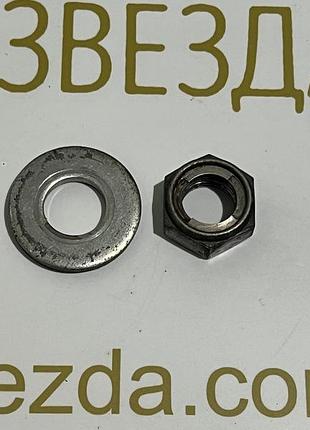 Гайка + шайба заднего колеса (на 24, d 14.5 мм.) yamaha jog sa-36j / sa-39j / sa-55j japan