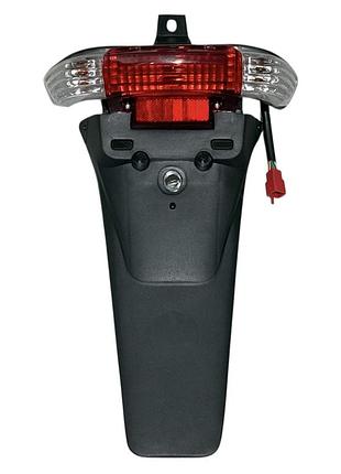 Хвіст в зборі honda dio af-18/25 (білі стікла)