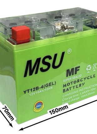 Акумулятор gel 12v / 10 yt12b-4 msu