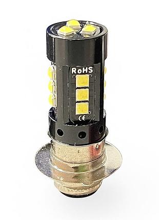Лампа фары диодная p15d‐25‐1 12v 35/35w 1 ус, 15 кристаллов