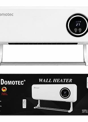 Настенный тепловентилятор domotec ms-5963 дистанционное управление с сушилкой и пультом 2000вт белый