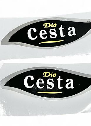 Набір наклейок honda dio cesta білий 2шт.