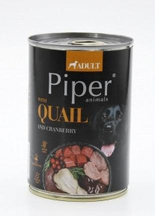 Dolina noteci piper dog adult quail gravy (60) з перепілкою та журавлиною 400 гр