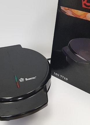 Электрическая вафельница domotec ms 7710 на 1000 вт для приготовления вафель / кухонная техника