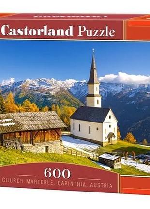 Пазлы castorland пазлы церква мартеле, австрія 600 элементов
