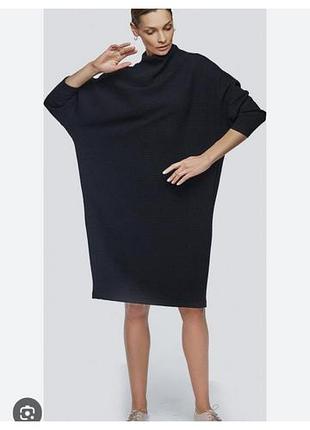 Платье сукня кокон гольф туника с большим воротником cocomaxx 38% wool