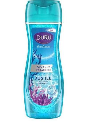 Гель для душа 450мл fresh sensations свежесть океана тм duru