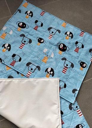 Пелюшка багаторазова для тварин xl 60x90 см собачки