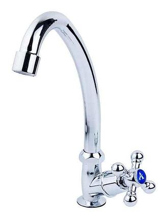Смеситель qm 1/2 монокран на гайке (9783600) (3шт в упак) тм aquatica