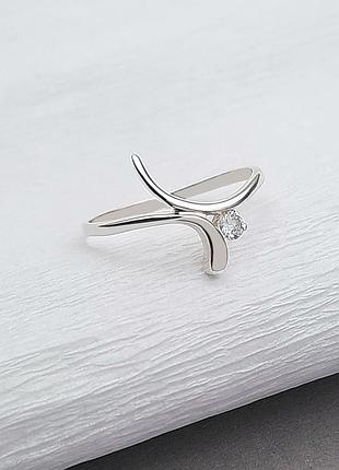 Серебряное кольцо элегантность 19