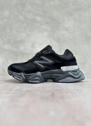 Мужские кроссовки стильные нью баланс new balance 9060 black 41