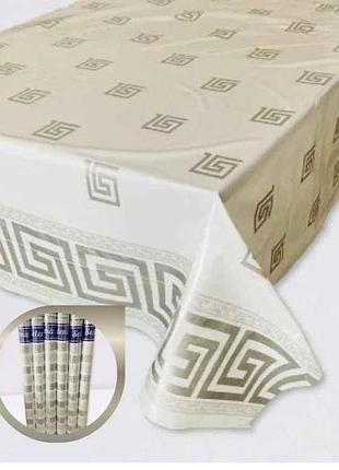 Скатертина на нетканній основі пе 1,35 х 30м брален versace silver тм selena-bralen