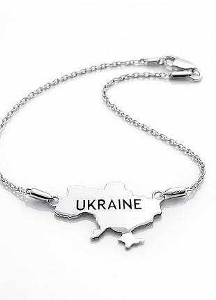Срібний браслет україна 21