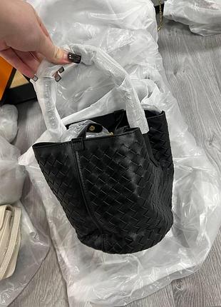 🤍 kaia bag black/gold 17 х 20 х 17 cм