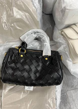 🤍 hadley bag black/gold 18 х 11 х 8 см