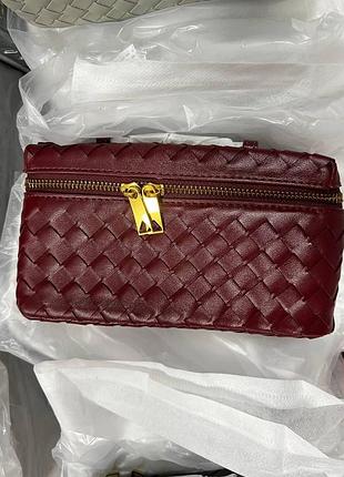 🤍 nostra bag red/gold 20 х 11 х 7 см