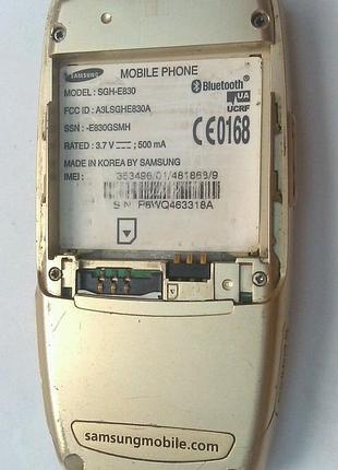 Мобильный телефон samsung sgh-e830 6