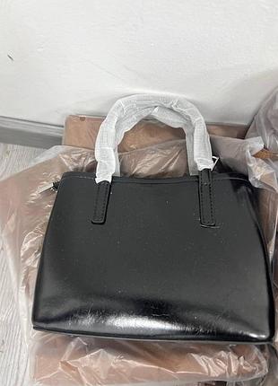 🤍 sablier bag black/silver 19.5 х 14 х 9 см