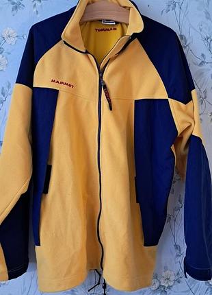 Винтажная флисовая кофта mammut windstopper