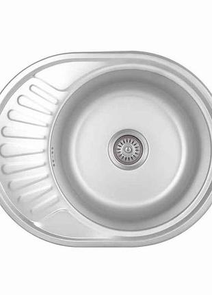 Мойка врезная 570х450х180мм 1 5745, micro decor 0,8мм brin5745mdec08 тм brinex