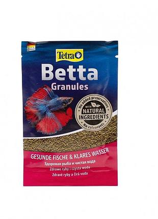 Tetra betta хлопья для петушков 5г