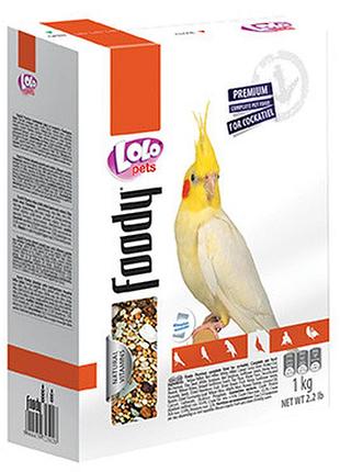 Корм для нимф lolo pets 500г