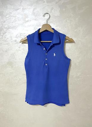 Топ-поло polo ralph lauren синій, s