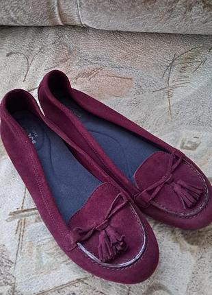Балетки crocs women's lina suede loafer