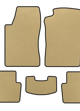 Килимки eva (lb, бежевий) для opel vectra b 1995-2002 рр